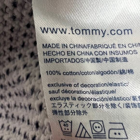 Tommy Hilfiger Men's Size XL Big H Logo Knit Crewneck Sweater Preppy Classic - Picture 5 of 9